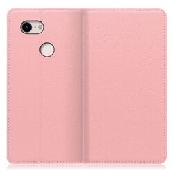 WORK16GG-PK-PX3 [LOOF Simplle Google Pixel 3用 本革スマホケース/スタンド機能＆カードポケット付き ピンク]