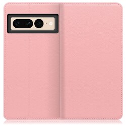 WORK16GG-PK-GPX7P [LOOF Simplle Google Pixel 7 Pro用 本革スマホケース/スタンド機能＆カードポケット付き ピンク]
