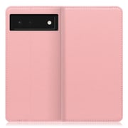 WORK16GG-PK-GPX6 [LOOF Simplle Google Pixel 6用 本革スマホケース/スタンド機能＆カードポケット付き ピンク]