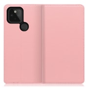 WORK16GG-PK-GPX4A5G [LOOF Simplle Google Pixel 4a（5G）用 本革スマホケース/スタンド機能＆カードポケット付き ピンク]
