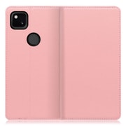 WORK16GG-PK-GPX4A [LOOF Simplle Google Pixel 4a用 本革スマホケース/スタンド機能＆カードポケット付き ピンク]