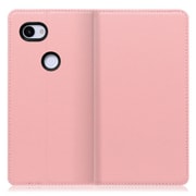 WORK16GG-PK-3A [LOOF Simplle Google Pixel 3a用 本革スマホケース/スタンド機能＆カードポケット付き ピンク]