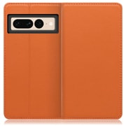 WORK16GG-OG-GPX7P [LOOF Simplle Google Pixel 7 Pro用 本革スマホケース/スタンド機能＆カードポケット付き オレンジ]