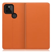 WORK16GG-OG-GPX5 [LOOF Simplle Google Pixel 5用 本革スマホケース/スタンド機能＆カードポケット付き オレンジ]