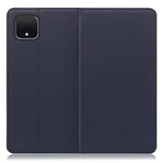 WORK16GG-NY-PX4XL [LOOF Simplle Google Pixel 4 XL用 本革スマホケース/スタンド機能＆カードポケット付き ネイビー]