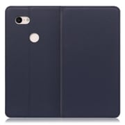 WORK16GG-NY-PX3XL [LOOF Simplle Google Pixel 3 XL用 本革スマホケース/スタンド機能＆カードポケット付き ネイビー]