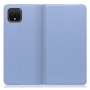 WORK16GG-BU-PX4XL [LOOF Simplle Google Pixel 4 XL用 本革スマホケース/スタンド機能＆カードポケット付き ブルー]