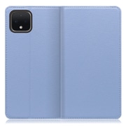 WORK16GG-BU-PX4 [LOOF Simplle Google Pixel 4用 本革スマホケース/スタンド機能＆カードポケット付き ブルー]