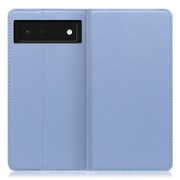 WORK16GG-BU-GPX6 [LOOF Simplle Google Pixel 6用 本革スマホケース/スタンド機能＆カードポケット付き ブルー]
