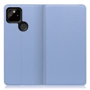 WORK16GG-BU-GPX5A5G [LOOF Simplle Google Pixel 5a（5G）用 本革スマホケース/スタンド機能＆カードポケット付き ブルー]