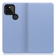 WORK16GG-BU-GPX4A5G [LOOF Simplle Google Pixel 4a（5G）用 本革スマホケース/スタンド機能＆カードポケット付き ブルー]