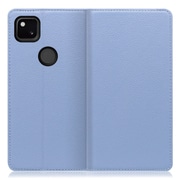 WORK16GG-BU-GPX4A [LOOF Simplle Google Pixel 4a用 本革スマホケース/スタンド機能＆カードポケット付き ブルー]