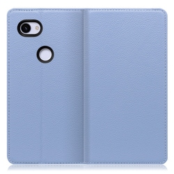 WORK16GG-BU-3A [LOOF Simplle Google Pixel 3a用 本革スマホケース/スタンド機能＆カードポケット付き ブルー]