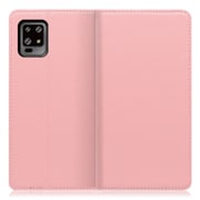WORK16AO-PK-ZERO6 [LOOF Simplle AQUOS zero6用 本革スマホケース/スタンド機能＆カードポケット付き ピンク]