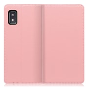 WORK16AO-PK-AWISH [LOOF Simplle AQUOS wish/wish2用 本革スマホケース/スタンド機能＆カードポケット付き ピンク]