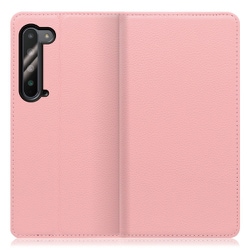 LOOF Simplle AQUOS R5G用 本革スマホケース/スタンド機能＆カードポケット付き ピンク WORK16AO-PK-AR5G