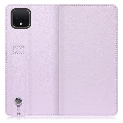 WORK23GG-PL-PX4XL [LOOF Hold Google Pixel 4 XL用 ベルト付きの本革スマホケース/スタンド機能＆カードポケット付き ラベンダー]