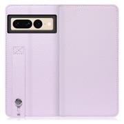 WORK23GG-PL-GPX7P [LOOF Hold Google Pixel 7 Pro用 ベルト付きの本革スマホケース/スタンド機能＆カードポケット付き ラベンダー]