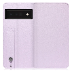 WORK23GG-PL-GPX6P [LOOF Hold Google Pixel 6 Pro用 ベルト付きの本革スマホケース/スタンド機能＆カードポケット付き ラベンダー]