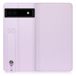 LOOF Hold Google Pixel 6a用 ベルト付きの本革スマホケース/スタンド機能&カードポケット付き ラベンダー WORK23GG-PL-GPX6A