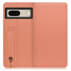 WORK23GG-FM-GPX7 [LOOF Hold Google Pixel 7用 ベルト付きの本革スマホケース/スタンド機能＆カードポケット付き フラミンゴ]