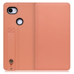 WORK23GG-FM-3AXL [LOOF Hold Google Pixel 3a XL用 ベルト付きの本革スマホケース/スタンド機能＆カードポケット付き フラミンゴ]