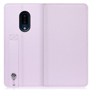 WORK23AO-PL-ZERO2 [LOOF Hold AQUOS zero2用 ベルト付きの本革スマホケース/スタンド機能＆カードポケット付き ラベンダー]
