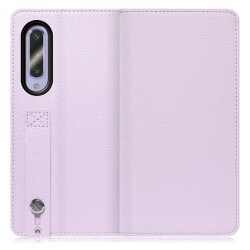 WORK23AO-PL-AZ5GB [LOOF Hold AQUOS zero5G basic用 ベルト付きの本革スマホケース/スタンド機能＆カードポケット付き ラベンダー]