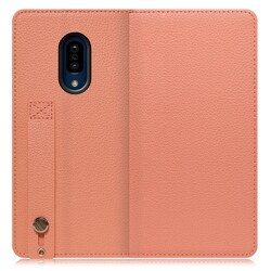 WORK23AO-FM-ZERO2 [LOOF Hold AQUOS zero2用 ベルト付きの本革スマホケース/スタンド機能＆カードポケット付き フラミンゴ]