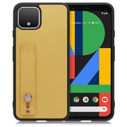 WORK26GG-YL-PX4 [LOOF Hold-Shell Google Pixel 4用 本革スマホケース/ホールドベルト付き ジャスミンイエロー]