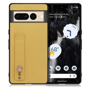 WORK26GG-YL-GPX7P [LOOF Hold-Shell Google Pixel 7 Pro用 本革スマホケース/ホールドベルト付き ジャスミンイエロー]