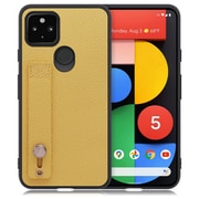 WORK26GG-YL-GPX5 [LOOF Hold-Shell Google Pixel 5用 本革スマホケース/ホールドベルト付き ジャスミンイエロー]