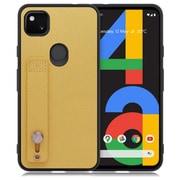 WORK26GG-YL-GPX4A [LOOF Hold-Shell Google Pixel 4a用 本革スマホケース/ホールドベルト付き ジャスミンイエロー]