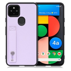 WORK26GG-PL-GPX4A5G [LOOF Hold-Shell Google Pixel 4a（5G）用 本革スマホケース/ホールドベルト付き ラベンダー]