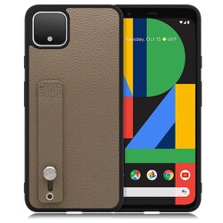 WORK26GG-GB-PX4XL [LOOF Hold-Shell Google Pixel 4 XL用 本革スマホケース/ホールドベルト付き グレージュ]