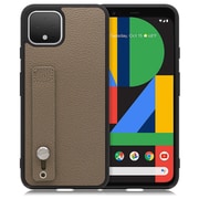 WORK26GG-GB-PX4 [LOOF Hold-Shell Google Pixel 4用 本革スマホケース/ホールドベルト付き グレージュ]