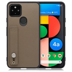 WORK26GG-GB-GPX4A5G [LOOF Hold-Shell Google Pixel 4a（5G）用 本革スマホケース/ホールドベルト付き グレージュ]