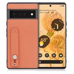 WORK26GG-FM-GPX6P [LOOF Hold-Shell Google Pixel 6 Pro用 本革スマホケース/ホールドベルト付き フラミンゴ]
