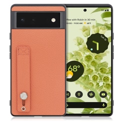 WORK26GG-FM-GPX6 [LOOF Hold-Shell Google Pixel 6用 本革スマホケース/ホールドベルト付き フラミンゴ]