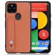 WORK26GG-FM-GPX5 [LOOF Hold-Shell Google Pixel 5用 本革スマホケース/ホールドベルト付き フラミンゴ]