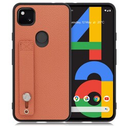 WORK26GG-FM-GPX4A [LOOF Hold-Shell Google Pixel 4a用 本革スマホケース/ホールドベルト付き フラミンゴ]