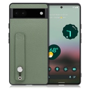 WORK26GG-DG-GPX6A [LOOF Hold-Shell Google Pixel 6a用 本革スマホケース/ホールドベルト付き ダルグリーン]