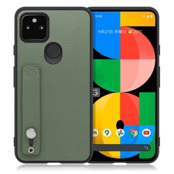 WORK26GG-DG-GPX5A5G [LOOF Hold-Shell Google Pixel 5a（5G）用 本革スマホケース/ホールドベルト付き ダルグリーン]