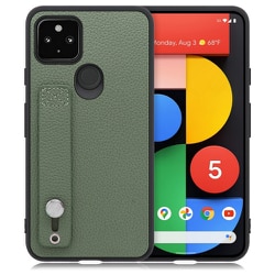 WORK26GG-DG-GPX5 [LOOF Hold-Shell Google Pixel 5用 本革スマホケース/ホールドベルト付き ダルグリーン]