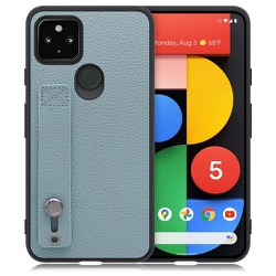WORK26GG-BU-GPX5 [LOOF Hold-Shell Google Pixel 5用 本革スマホケース/ホールドベルト付き スカイブルー]