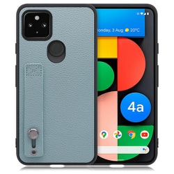 WORK26GG-BU-GPX4A5G [LOOF Hold-Shell Google Pixel 4a（5G）用 本革スマホケース/ホールドベルト付き スカイブルー]