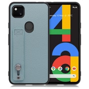 WORK26GG-BU-GPX4A [LOOF Hold-Shell Google Pixel 4a用 本革スマホケース/ホールドベルト付き スカイブルー]