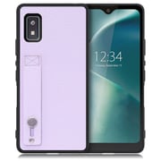 WORK26AO-PL-AWISH [LOOF Hold-Shell AQUOS wish/wish2用 本革スマホケース/ホールドベルト付き ラベンダー]