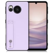 WORK26AO-PL-ASE7P [LOOF Hold-Shell AQUOS sense7 Plus用 本革スマホケース/ホールドベルト付き ラベンダー]