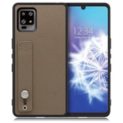 WORK26AO-GB-ZERO6 [LOOF Hold-Shell AQUOS zero6用 本革スマホケース/ホールドベルト付き グレージュ]